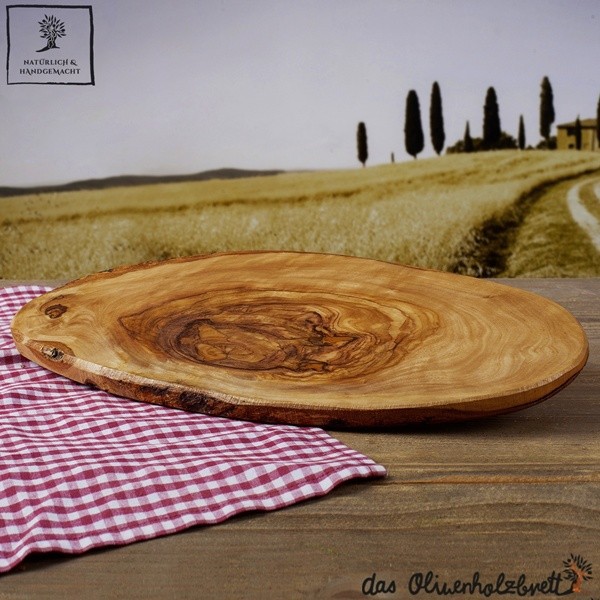 Chopping Board from Olive Wood, Thin, Glued