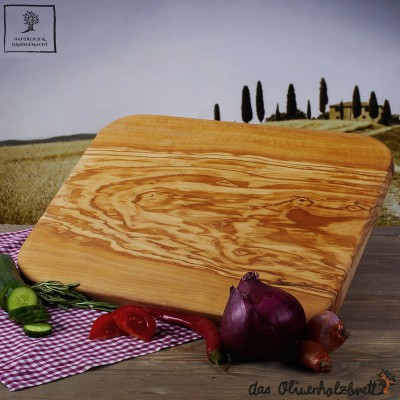 Handmade 100% Olive Wood Cutting Board, Chopping Bread, Fruit, Meat 12 –  oliviko