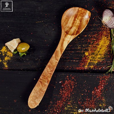 Olive Wood Kitchen Utensils Set of 5 Wooden Utensils Wooden Spoons, Spatula  and Spork FREE Personalization & Wood Beeswax -  Sweden