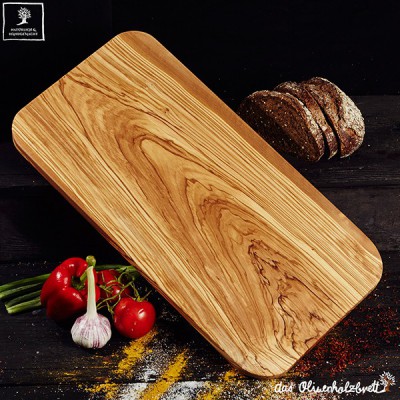 Large Olive Wood Cutting Board - She Shed Happenings